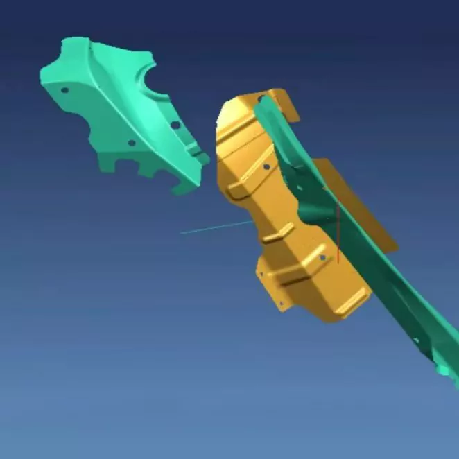 Automotive Parvus Reinforcing Tab Stamping Dies